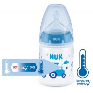 NUK First Choice+ Temperature Control Tåteflaske,150ml Blue