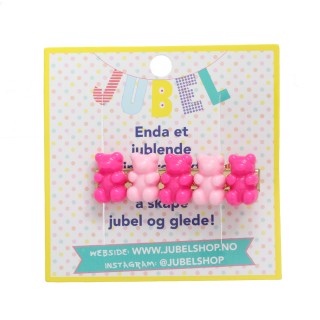 Jubel Gummibjørnspenne, Rosa glasert