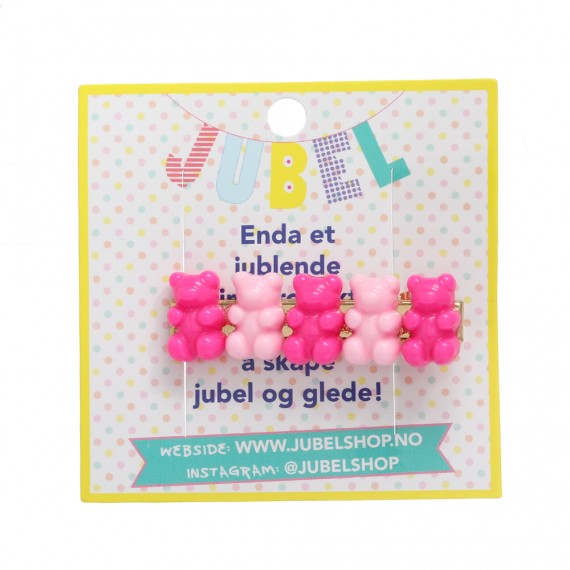 Jubel Gummibjørnspenne, Rosa glasert