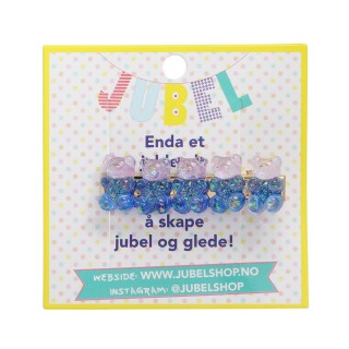 Jubel Gummibjørnspenne, Himmelblå glitter