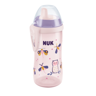 NUK Kiddy Cup Glow in the dark, Pink