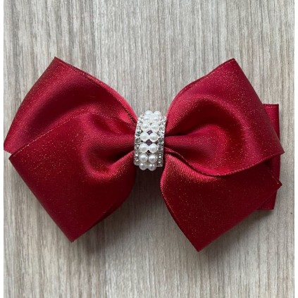 Hårpynt Maud, Rød Glitter, Prinsessefin