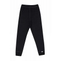 JOHA Leggings ull/bomull, Svart