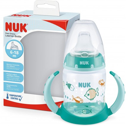 NUK First Choice+ Learner bottle, Green