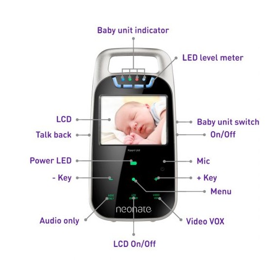 Neonate BC-8000DV, Babycall/video monitor